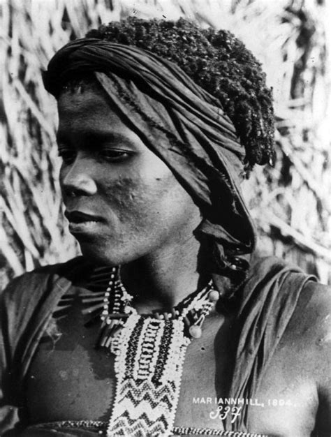 Africa Portrait Of A Woman Possibly Xhosa South Africa Ca Mid