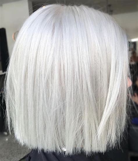 White Hair Color Ideas For Short Hairstyle 2023