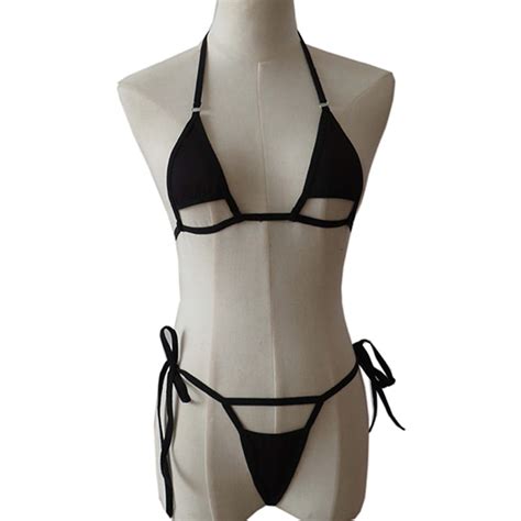 g string extreme sexy micro bikinis set women mini thong swimwear strappy microkini bathing suit