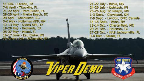 F 16 Viper Demo Team Prepares For An Exciting Airshow Season