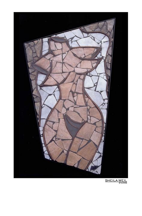 Female Nude Modern Home Decor Nude Art Giclee Glass Mosaic Etsy