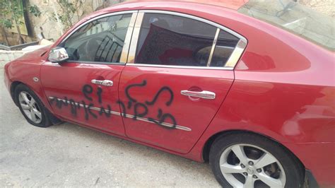 Cars Vandalized Daubed With Hebrew Graffiti In East Jerusalem Neighborhood The Times Of Israel