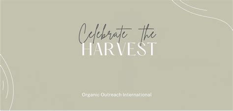 Newsletter Organic Outreach International®