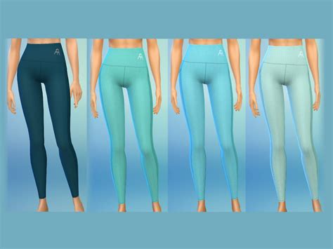 The Sims Resource Eliza Highwaisted Gym Legging Spa Day Needed