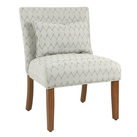 Shop Fabric Upholstered Wooden Accent Chair With Printed Medallion