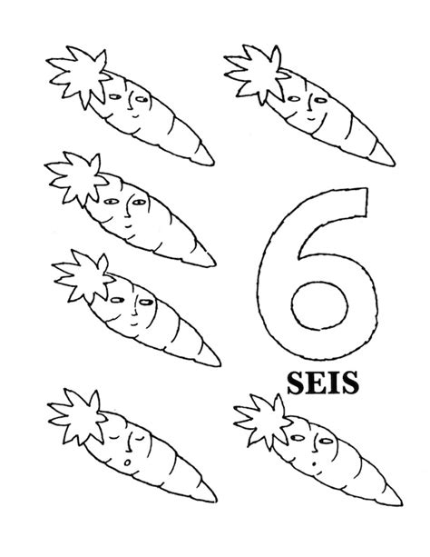 Spanish Numbers Coloring Pages At Free Printable