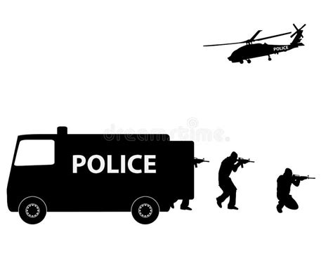 vector illustration special forces swat team police stock vector illustration of logo