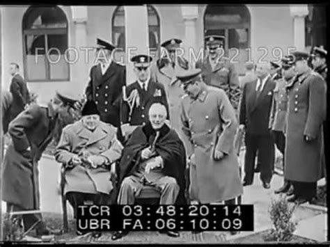 WWII - 1945, Yalta Big Three Confer Conference 221295-09 ...