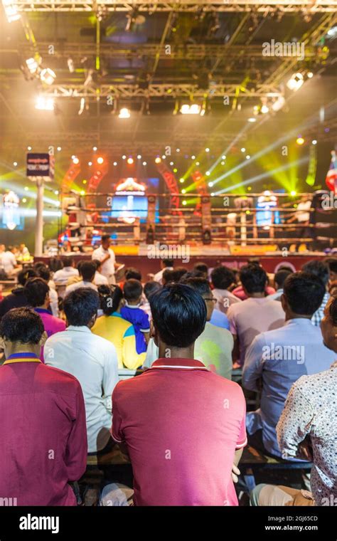 Cambodia Phnom Penh Cambodian Kickboxing Match Pradal Serey Boxing