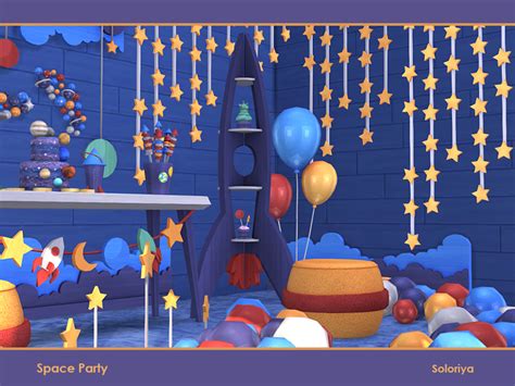 Soloriya Space Party Sims 4