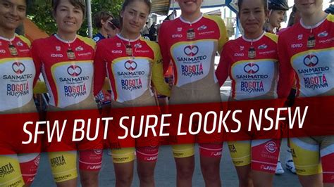 This Colombian Women S Cycling Team Uniform Looks Pretty Um Naked