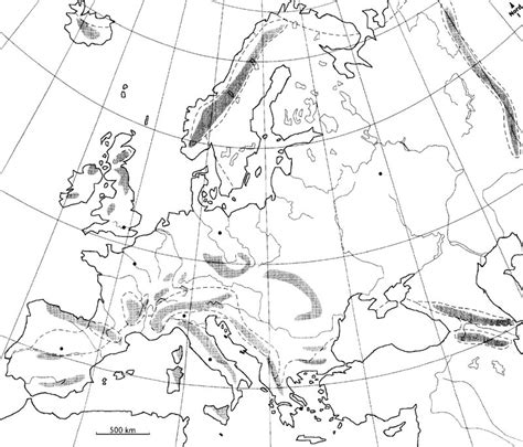 Carte Europe Carte Des Pays De Lunion Europeenne Vierge 18645 The