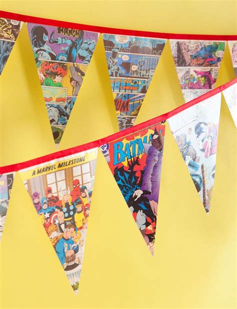 Comic Book Crafts That Are Awesomely Geeky Superhero Birthday Party