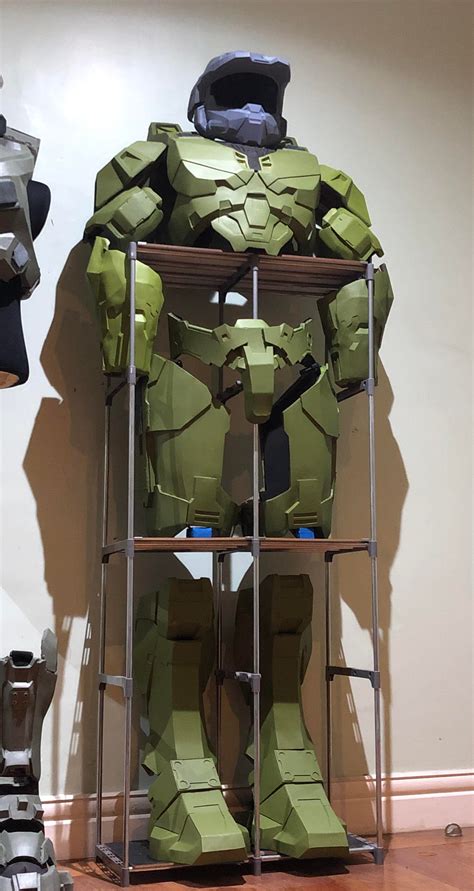 My Halo Infinite Master Chief Statue Finding Time To Finish This Thing