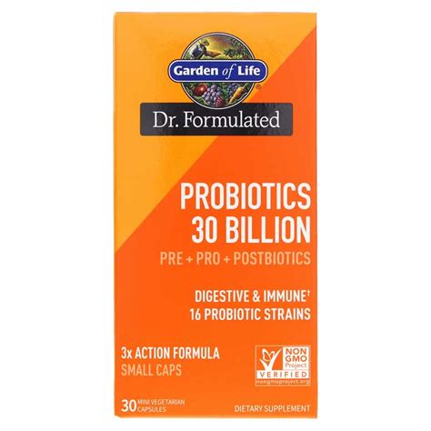 Dr Formulated Probiotics 30 Billion Garden Of Life