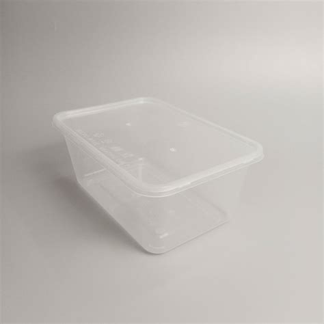 1000ml Rectangular Disposable Plastic Container With Lids Slv10