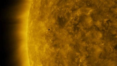Mercury Makes Rare Transit Across The Sun