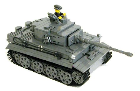 Mechanized Brick Series Iii Custom Lego Ww2 German Tiger I Heavy Tank Kit
