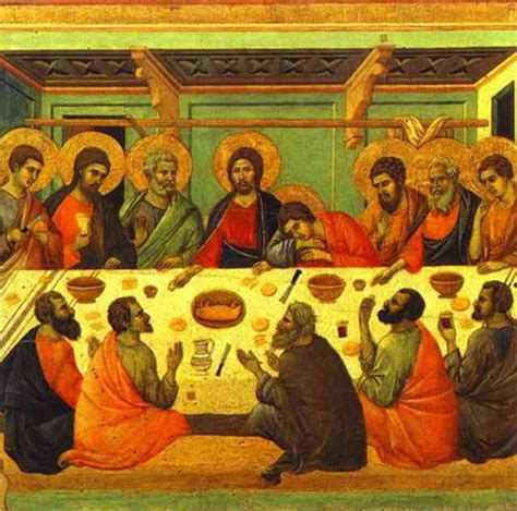 The Last Supper Is Depicted In This Painting