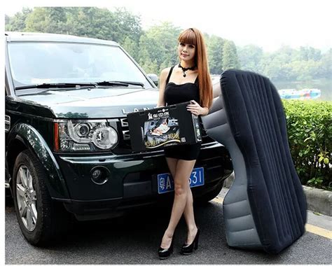A Inflatable Car Bed Mattress Outdoor Camping Car Rest Inflatable Sleeping Sex Pad 2pcs