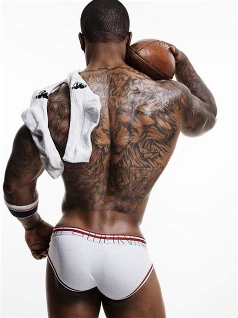 Tattoos Sexy Tush Black Man Football Tats Of