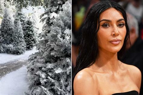 Kim Kardashian Gets Backlash For Faux Snow Covered Home Transformation