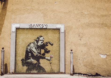 Banksy Street Art In Park City Utah Rpics