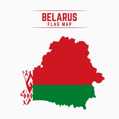 Mapa De La Bandera De Bielorrusia 2400683 Vector En Vecteezy