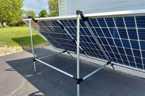 How To Build A Diy Solar Panel Ground Mount Tinktube