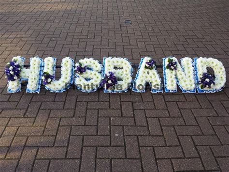 Nunna manimala is on facebook. HUSBAND Funeral Flowers Letter Tribute with Clusters - Funeral