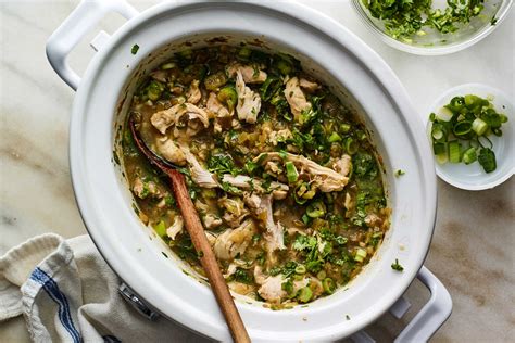 Slow Cooker Salsa Verde Chicken Recipe Nyt Cooking