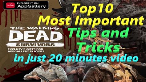 The Walking Dead Survivors Top 10 Most Important Tips And Tricks In