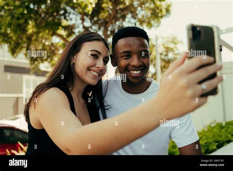 Two Male Taking Selfies Hi Res Stock Photography And Images Alamy
