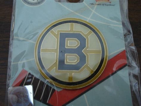 Nhl Boston Bruins Basic Team Logo Lapel Pin Round 1 14 Inch Ebay