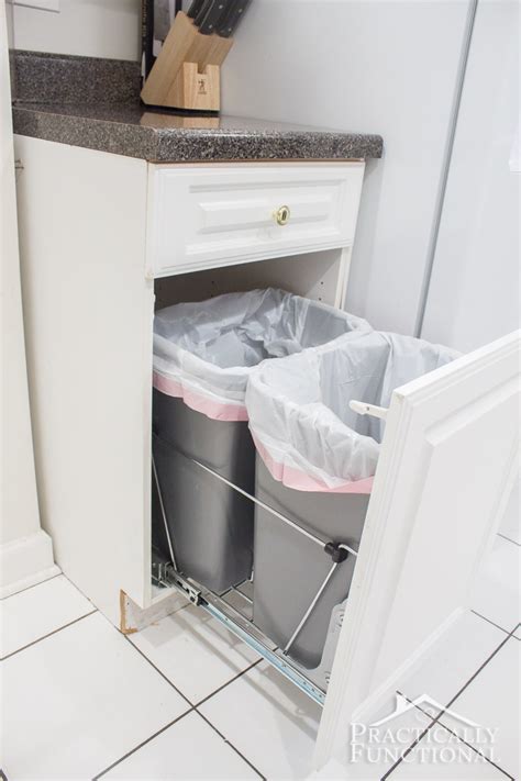 Diy Pull Out Trash Cans In Under An Hour