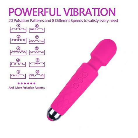 Centerel Wand Massager Vibrator With 8 Speeds And 20 Vibration Modes