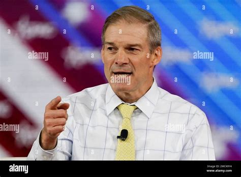 Rep Jim Jordan R Ohio Takes Part In A Discussion At The Conservative