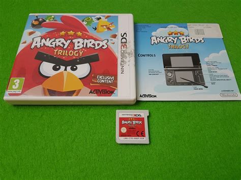 Angry Birds Trilogy Komplett Nintendo 3ds 404851922 ᐈ Spelhem På Tradera