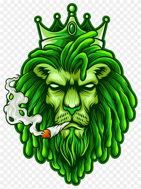 Lion Smoking Weed Vector Png Similar Png