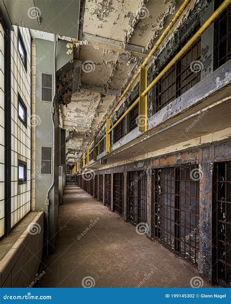 Old Joliet Prison East Cell Block Editorial Photography Image Of Bars