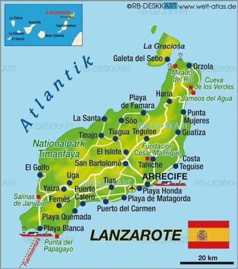 Lanzarote Spain Isla De Lanzarote Lanzarote Islas