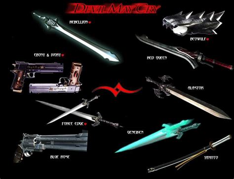 Devil May Cry 5 Weapons