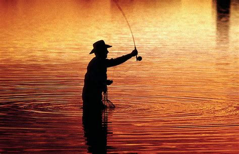 Fishing Fish Sports Sunset Sunrise River Wallpaper 2000x1293 633068