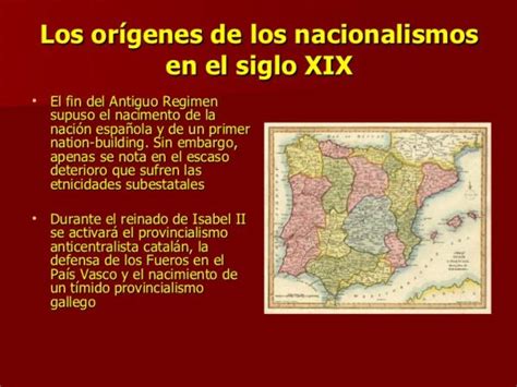 Nacionalismos en España siglo XIX Resumen