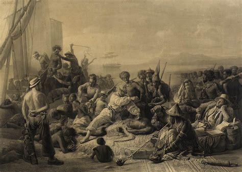 Scene On The Coast Of Africa The Slave Trade Royal Museums Greenwich