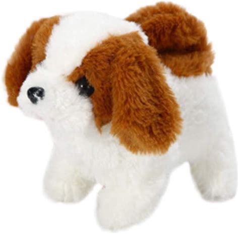 Realistic Teddy Dog Lucky Moving Robot Puppy Battery Operated Soft Toy
