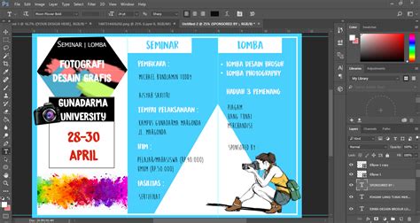 Ukuran Brosur Di Photoshop Coretan