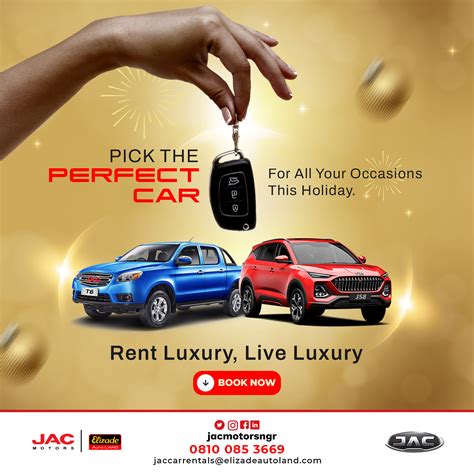 JAC Presents Exclusive Holiday Car Rental Offers - JAC Motors Nigeria
