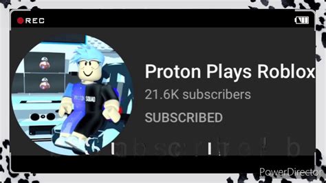 Proton Plays Roblox Intro Entry 😌 Youtube