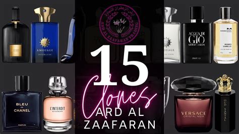15 Clones Dupes From Ard Al Zaafaran One Of The Best Arabic Perfume